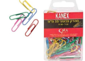 מהדק 50MM צבעוני בשקית