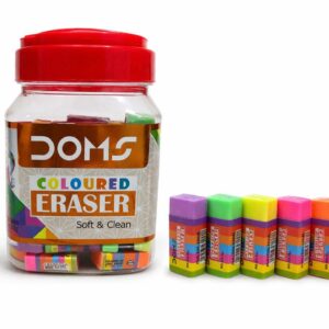 מחק מרובע בקופסה DOMS 1/60 צבעוני