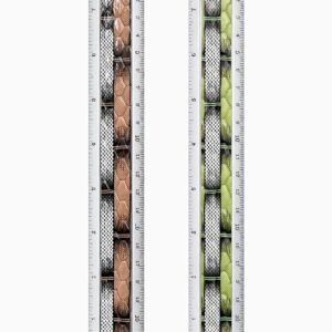 סרגל אלמניום 20CM צבעוני